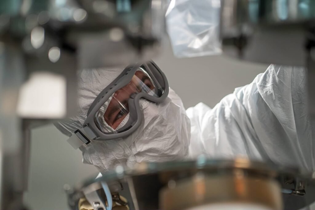 Pharmathen-chemist-testing-samples-in-labs